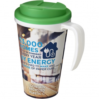 Logotrade profilreklam bild: Brite-Americano® Grande 350 ml mugg med spillsäkert lock