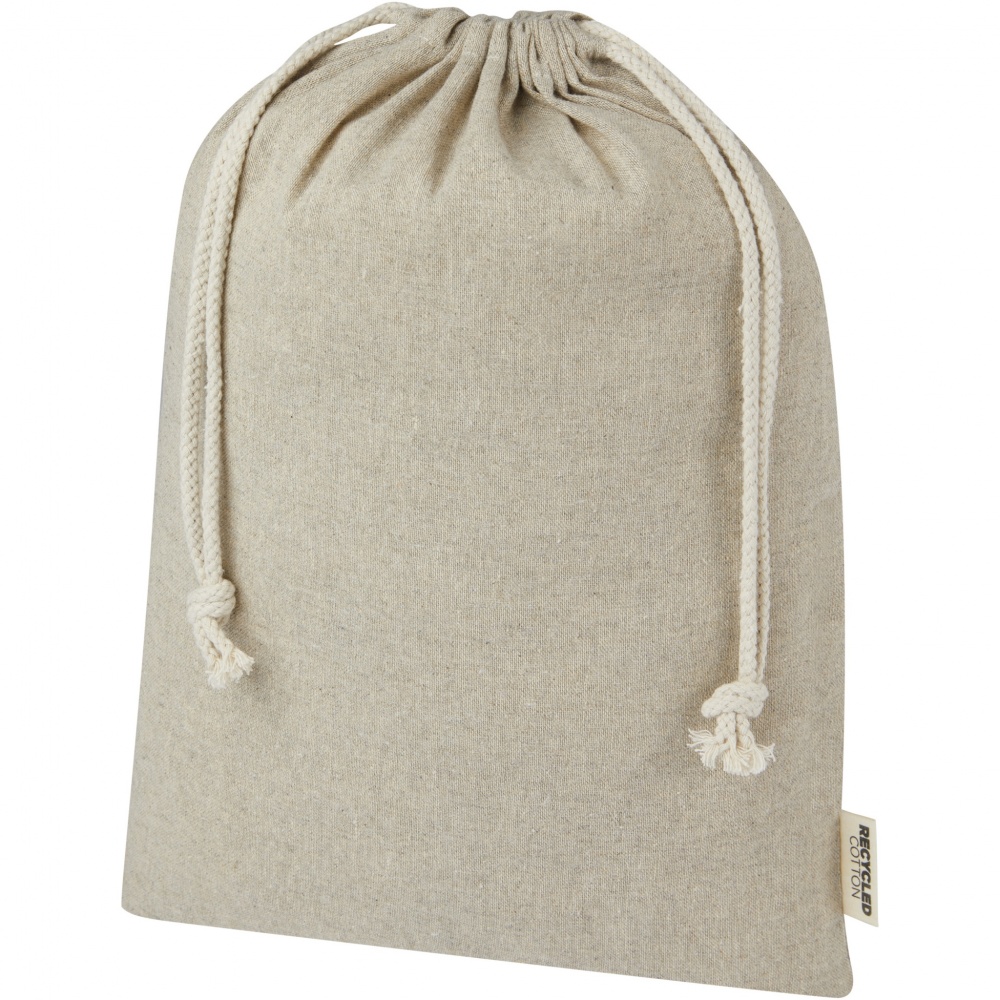 Logotrade profilprodukter bild: Pheebs presentpåse av 150 g/m² GRS-återvunnen bomull, stor, 4 l