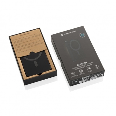 Logotrade profilprodukter bild: Urban Vitamin Compton RCS plast/aluminium 10000mAh powerbank