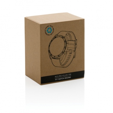 Logotrade profilreklam bild: Rund Fit watch RCS återvunnen TPU