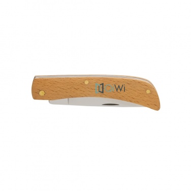 Logotrade reklamprodukter bild: Kniv i trä