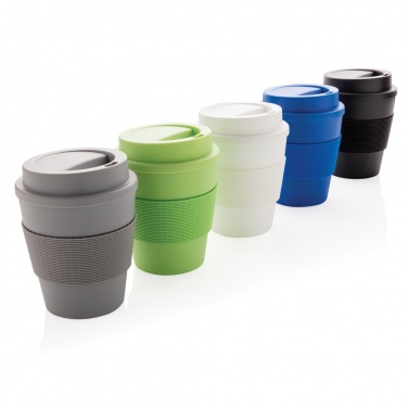 Logotrade profilreklam bild: Återanvändningsbar kaffemugg med skruvlock 350ml