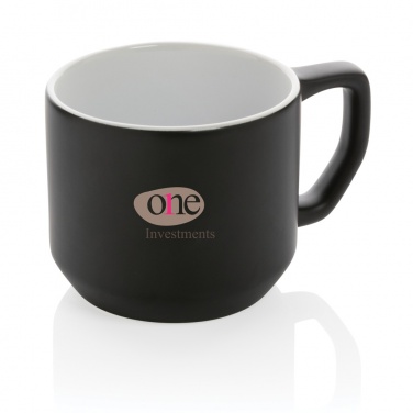 Logotrade reklamprodukter bild: Keramikmugg modern 350 ml