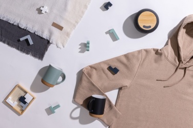 Logotrade presentreklam bild: Keramikmugg med korkbotten 280 ml