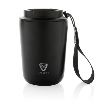 Logotrade presentreklam bild: Cuppa vakuummugg med logoband RCS re-steel