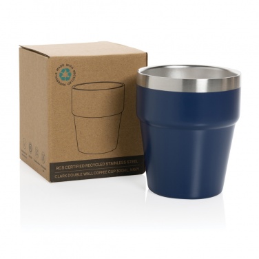 Logotrade kampanjprodukter bild: Clark dubbelväggig kaffemugg 300ml RCS