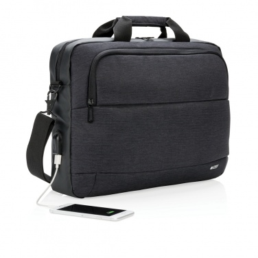 Logotrade reklamprodukter bild: Swiss Peak modern 15” laptopväska