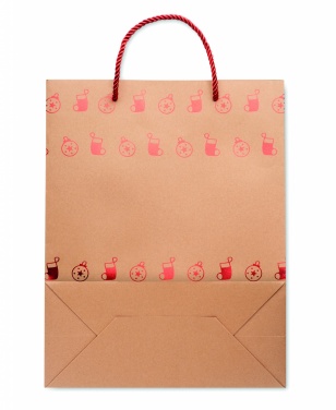 Logotrade profilprodukter bild: Presentpapperspåse med mönster