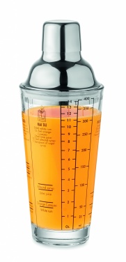 Logotrade reklamprodukter bild: Cocktailshaker i glas 400 ml