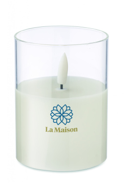 Logotrade reklamprodukter bild: LED-vaxljus i glashållare