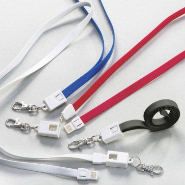 Logotrade kampanjprodukter bild: Lanyard med usb-kabel LE PORT