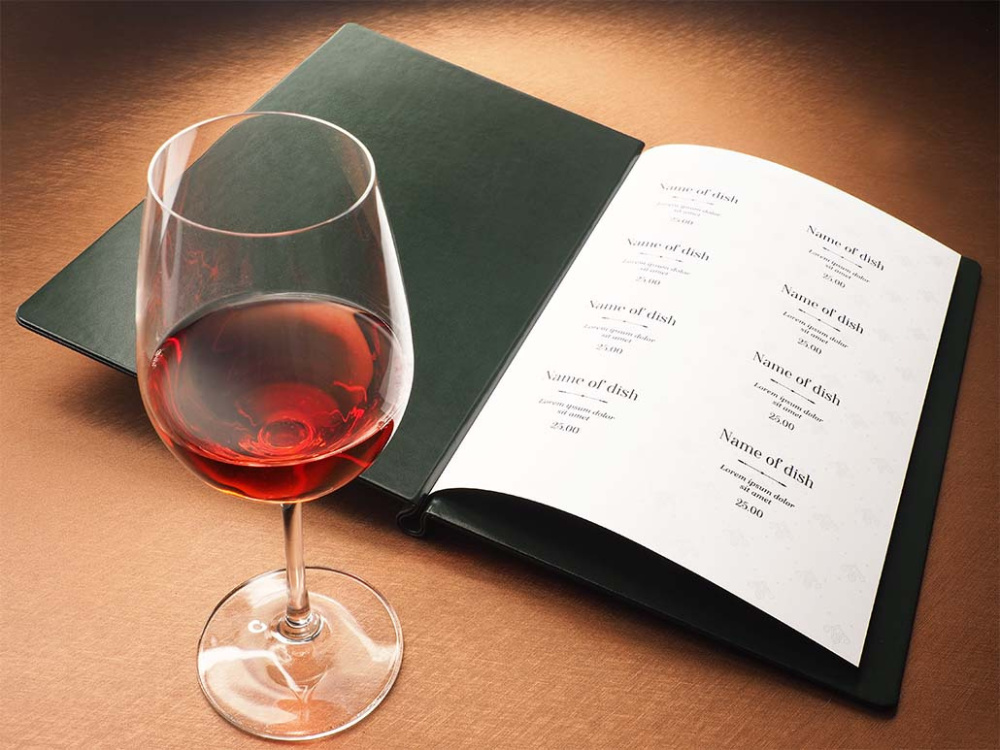 Logotrade reklamprodukter bild: Menyomslag 1229320