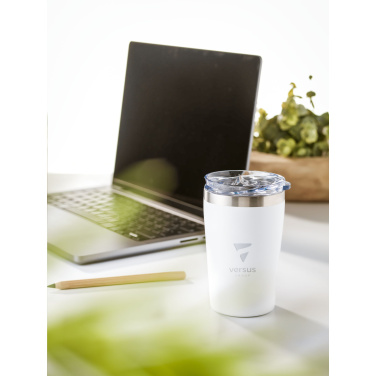 Logotrade reklamprodukter bild: Re-Steel RCS återvunnen kaffemugg 380 ml termokopp