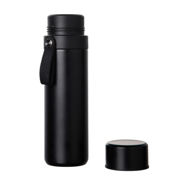 Logotrade presentreklam bild: VINGA Tono RCS termos med dubbla muggar, 750 ML