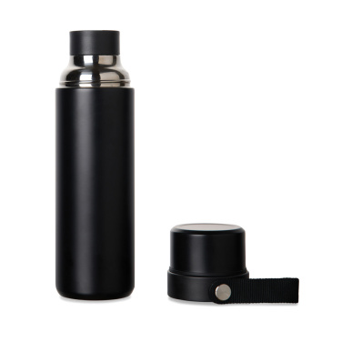 Logotrade kampanjprodukter bild: VINGA Tono RCS termos med dubbla muggar, 750 ML