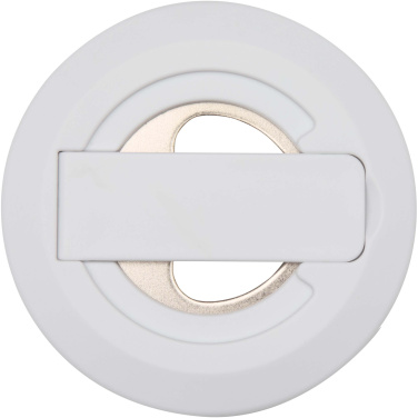 Logotrade kampanjprodukter bild: Ain magnetiskt telefonställ av återvunnen plast med flasköppnare