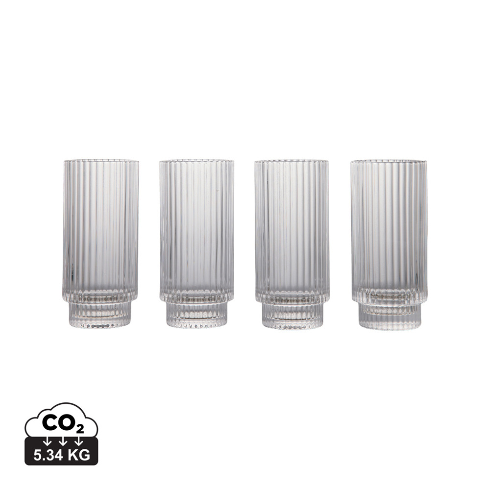 Logotrade kampanjprodukter bild: VINGA York highball glas, 4-pack