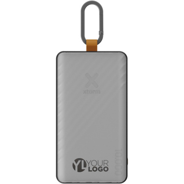 Logotrade profilreklam bild: Xtorm XG2S101 Go2 10 000 mAh 15 W solcellsdriven powerbank med belysning