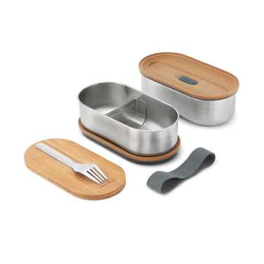 Logotrade profilreklam bild: Black+Blum Dubbel Rostfri Bento-låda