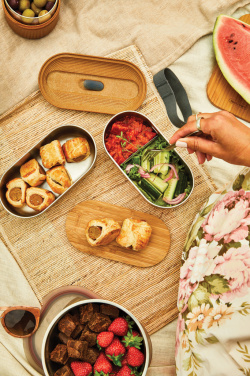 Logotrade presentreklam bild: Black+Blum Dubbel Rostfri Bento-låda