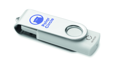 Logotrade kampanjprodukter bild: USB minne återvunnen ABS 16G   MO2080-06