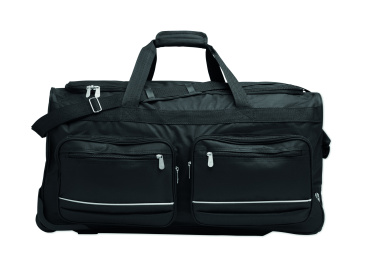 Logotrade profilprodukter bild: Duffelbag Trolley 600D RPET