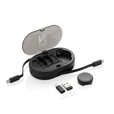 Logotrade reklamprodukter bild: Chargevix Multifunktionell 60W laddning i RCS återv. plast