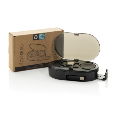 Logotrade presentreklam bild: Chargevix Multifunktionell 60W laddning i RCS återv. plast
