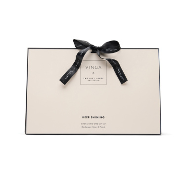 Logotrade profilprodukter bild: VINGA x TGL kropps- och handvård gåvoset