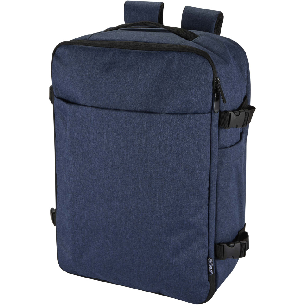 Logotrade presentreklam bild: Libra 17 " ryggsäck för handbagage av återvunnen GRS, 25 l