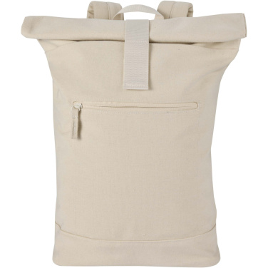 Logotrade kampanjprodukter bild: Recanvas 14 tum ryggsäck med rullstängning av återvunnen GRS, 16 l