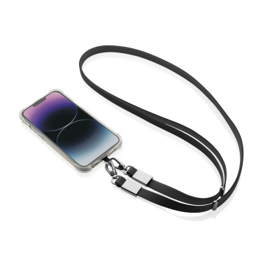 Logotrade presentreklam bild: Nivo Crossbody lanyard i RCS återvunnen PET