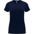 Capri kortärmad T-shirt för dam, Marinblå