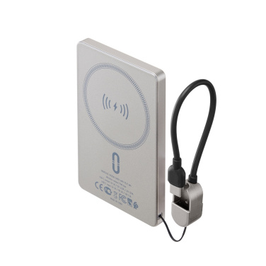 Logotrade reklamprodukter bild: Powerbank Magsafe trådlös 15W VA2616 5000 mAh RIVACASE