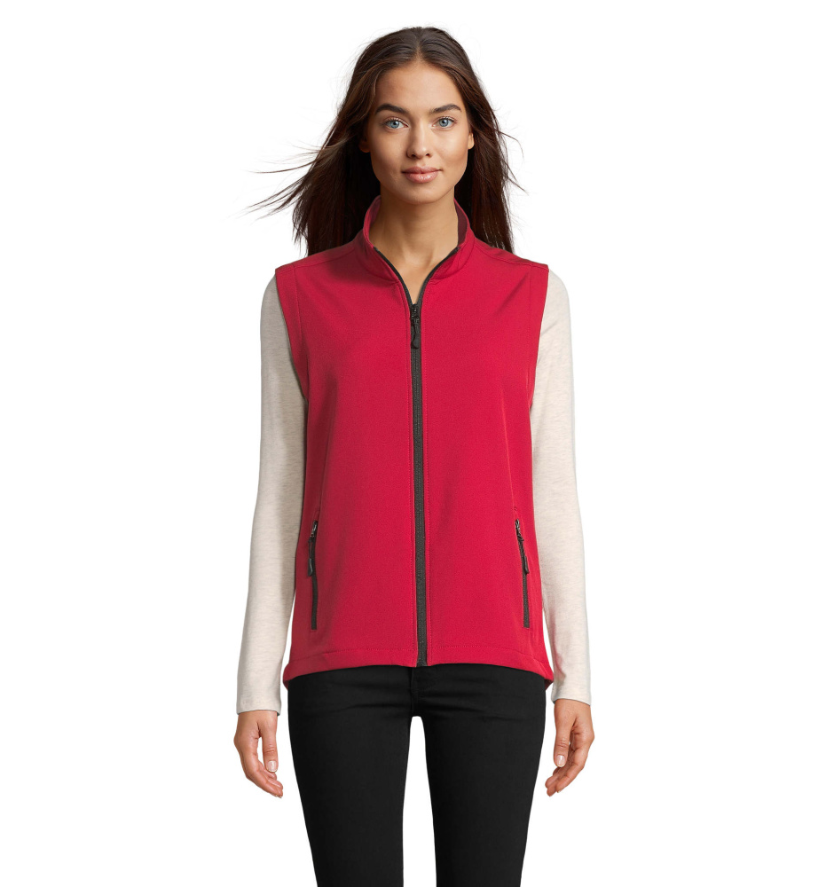 Logotrade profilreklam bild: RACE BW DAMSOFTSHELL