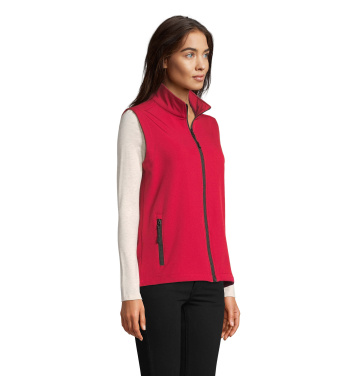 Logotrade reklamprodukter bild: RACE BW DAMSOFTSHELL