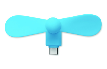 Logotrade reklamprodukter bild: Bärbar USB-fläkt