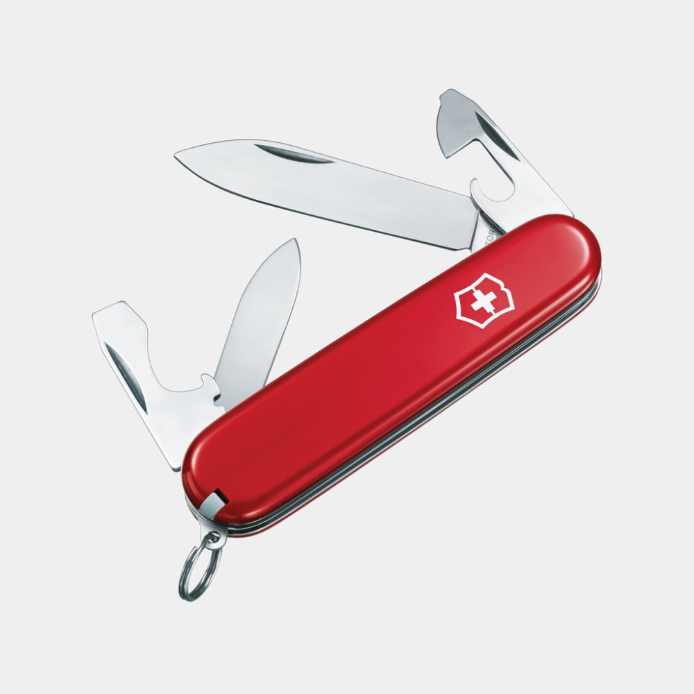 Logotrade presentreklam bild: VICTORINOX fickkniv Swiss Army Recruit 10 funktioner