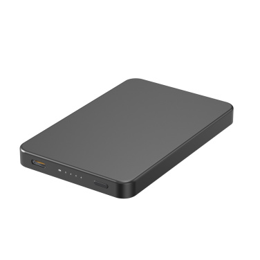 Logotrade kampanjprodukter bild: Urban Vitamin Marin 5000mAh magnetisk 15W trådlös powerbank